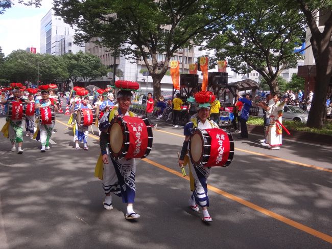 宮城県仙台市「東北絆まつり仙台」2017のパレードの様子。<br /><br />「盛岡さんさ踊り」の写真。<br /><br /><br /><br />