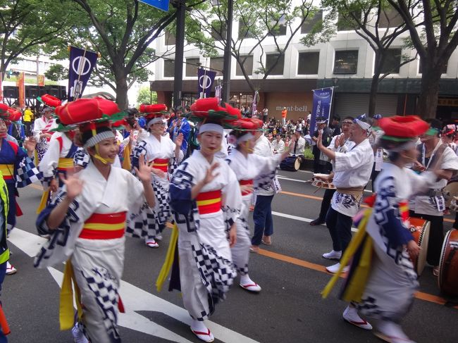 宮城県仙台市「東北絆まつり仙台」2017のパレードの様子。<br /><br />「盛岡さんさ踊り」の写真。<br /><br /><br />