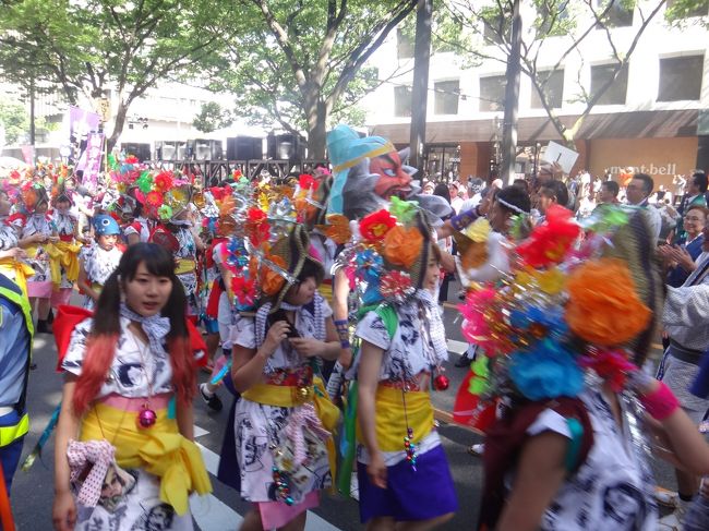 宮城県仙台市「東北絆まつり仙台」2017のパレードの様子。<br /><br />「青森ねぶた祭」の写真。<br />