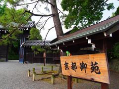 お昼は京都御苑のすぐ横のマクドでパパッと食べて来ました。
前から来てみたいと思っていた京都御苑です。