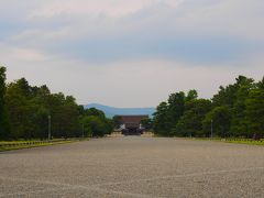 広い！！
正面に見えているのが京都御所ですよ。
でも、今日はそこまで行きません。
でも、いつかゆっくり見に来てみたいです。