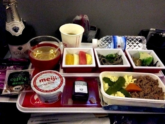 あぁ…<br />またエコノミーで深夜便かぁ。<br />と思ってたら、<br />120S＄の追加料金で<br />プレミアム・エコノミーにできるってことで、<br />迷わずお願いしました。<br /><br /><br />夜10時くらいの便なので、<br />すぐに夕飯っぽい機内食。<br />さっき、ご飯食べたばっかりなのに～。<br /><br />朝5時頃羽田に到着。<br />やっぱり、寝れない…<br />深夜便はつらい…<br /><br /><br />とまぁ、本当にシンガポールの空気を吸いに行っただけって感じでしたね。