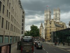 Westminster Abbeyが見えてきました。