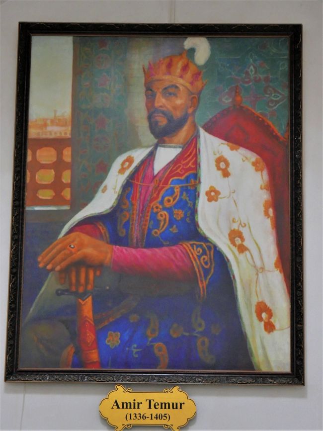 ティムールの肖像画。