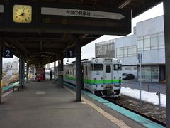 ＜函館駅＞
函館駅8時18分発の函館本線長万部行きは大沼公園経由。
これに乗って大沼駅まで行く。