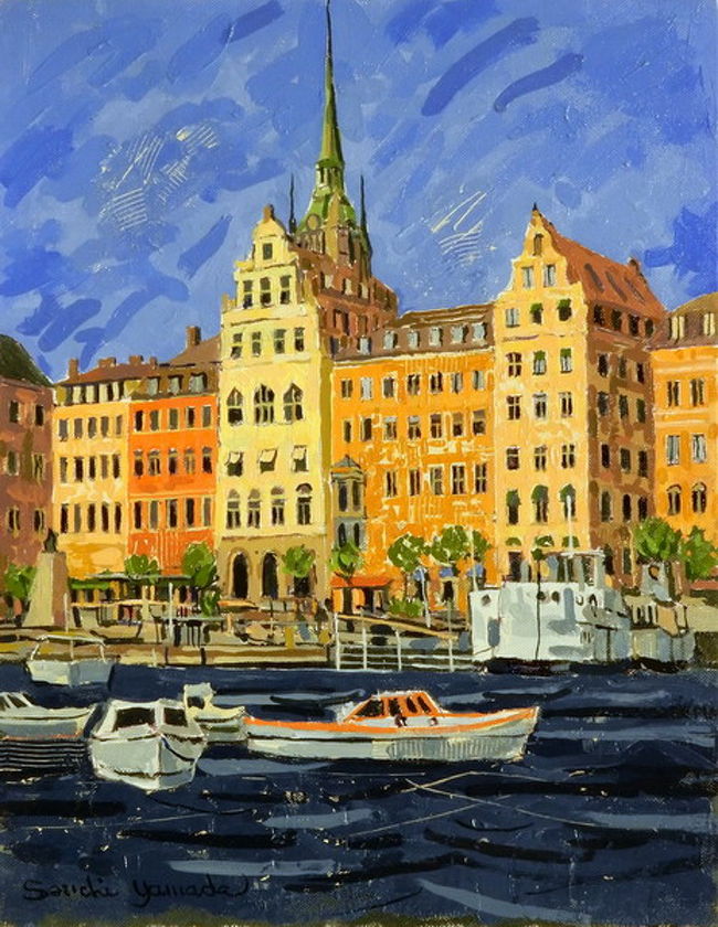 ストックホルム（油彩）