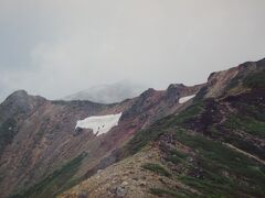 乗鞍岳の火口近くです。