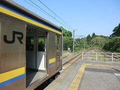 14:38
南酒々井に停車。
列車交換の為、数分間停車いたします。
何が来るのかな？