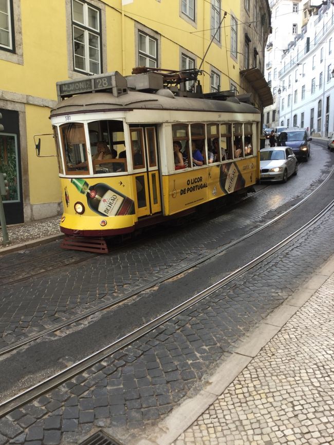 路面電車。28番を乗りましょう