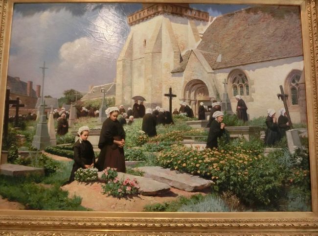 アルマン・ウージェーヌ・バッハ：ブルターニュのミサの後。<br />１８９３年。