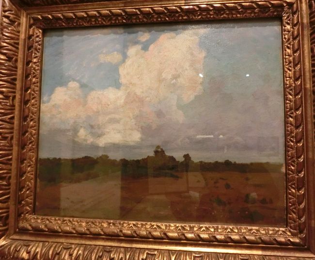 オディロン・ルドン：メドック地方の荒野。