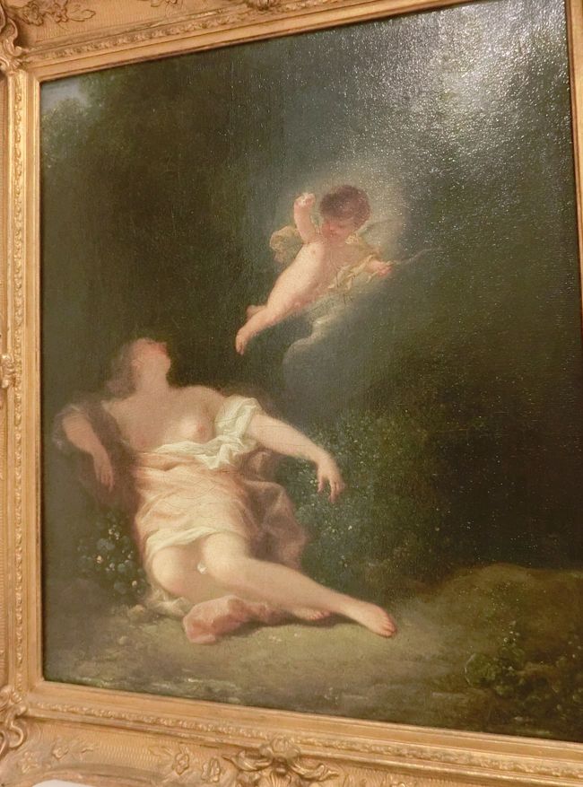 ジャン・オノレ・フラゴナール：バラ（処女性）の喪失。