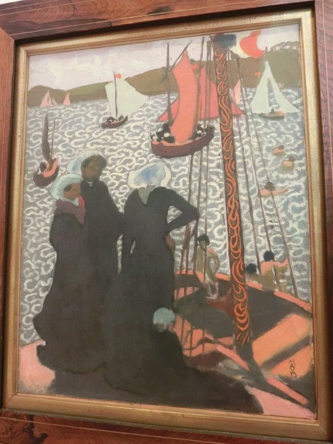 モーリス・ドニ（１８７０～１９４３）：ペロ・ギィレックのレガッタ。<br />１８９２年。<br />ナビ派。