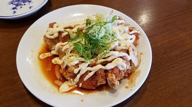 唐揚げのタルタルソース！<br />もはやてっぱんメニューですね！