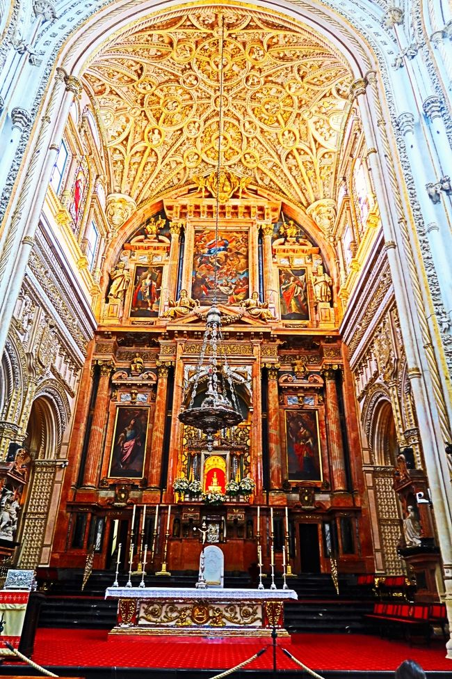 Spain40 コルドバ メスキータ（大モスク⇒大聖堂）B ☆荘厳な主