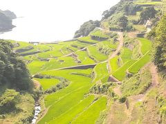 夕暮れ時にはまだ早いタイミングだったけど、田植えが終わった美しい棚田風景は圧巻でした。