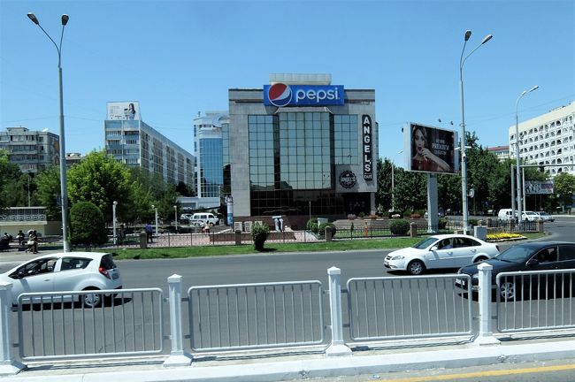 タシケント市内に入りました。