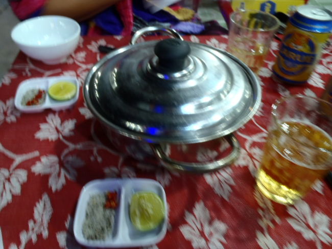 食事したシーフードの数々・・・