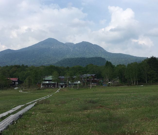 １泊する山小屋のある見晴（みはらし）の集落。集落といっても山小屋が６軒くらいです。