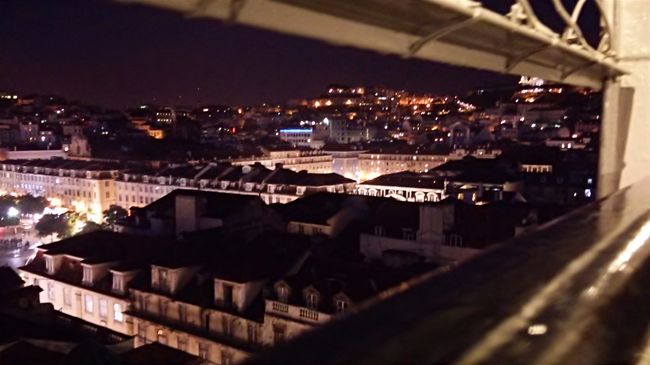 サンタ・ジュスタのエレベーターを上ったところの夜景2