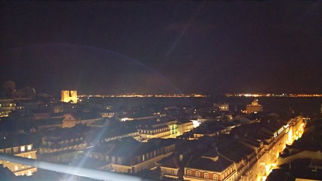 サンタ・ジュスタのエレベーターを上ったところの夜景4