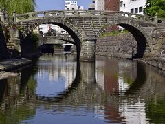 というわけでやって来ました、日本最古の本格的石橋「眼鏡橋」
当日は水面に映る綺麗な“メガネ”を見ることが出来ましたねｗ