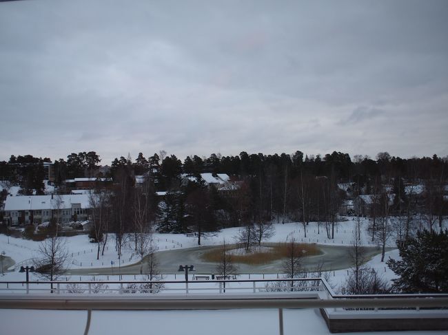 前日の雪のおかげで、空気がひんやりしていますが、とにかく吹雪いていなくて一安心。<br />フィンランドで遊べる最後の日が、危なく台無しになるところでした。