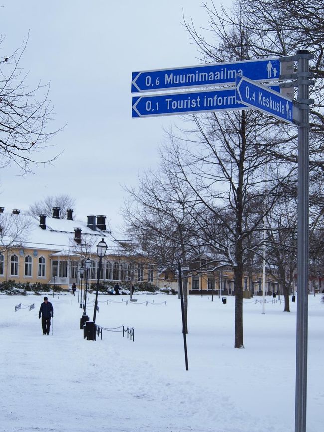 雪があるとないで、景色は全然違います。<br />どんなに寒くても、お散歩している方がたくさんいました。