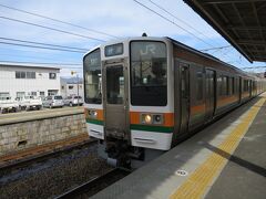 明知鉄道の乗り鉄が終わり、中央本線の快速列車に乗り名古屋駅へ向かいます。

12:31　恵那駅を発車しました。