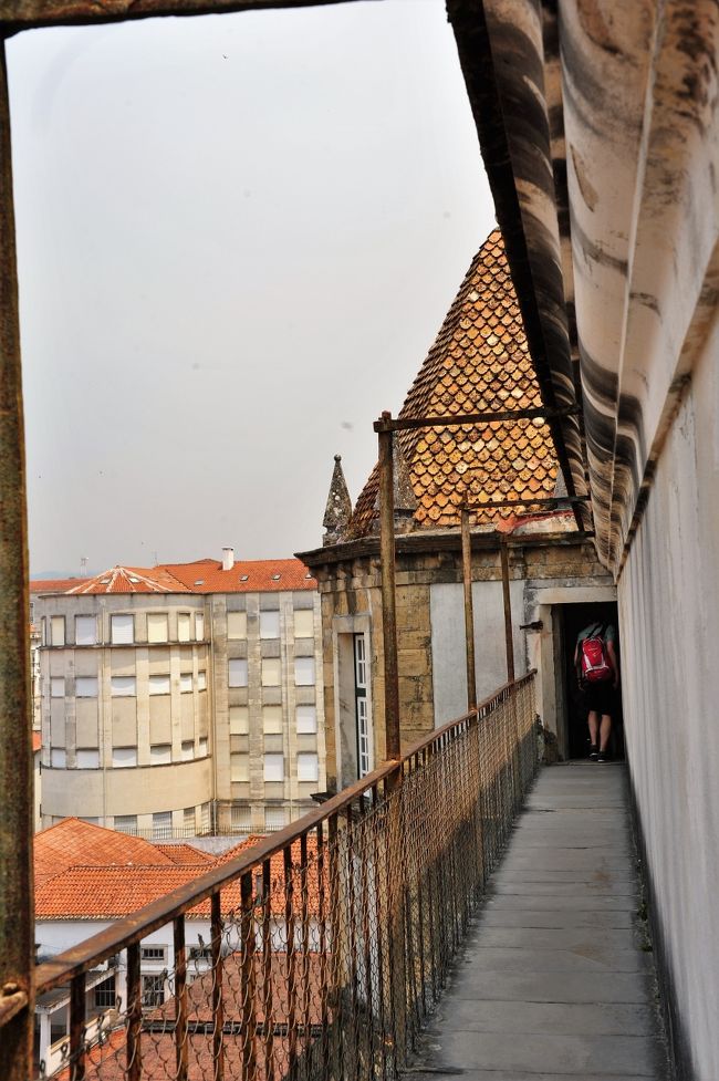 上がっていくと裏側のテラスに出ました。<br />食事の時に見えてたところです。