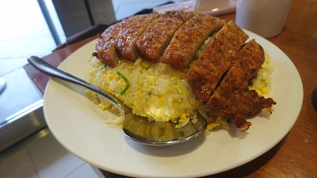 カツのようなチャーハンを食べました。<br /><br />合計1,314ドル（日本円換算約4,500円）です。<br /><br />安いですねぇ～<br />美味しかったですし。