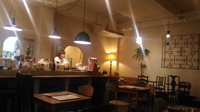 到着が遅かったのでユーグレナモールのユーグレナガーデンで！<br />女性お一人様のお客さんが多かったです。<br />とてもおしゃれなカフェでした！