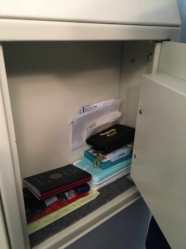 唯一撮ったのが、このちっちゃい大してあまり物が入らない金庫！笑