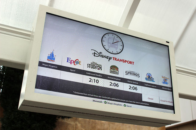 コンテンポラリーリゾートからバスで移動します。