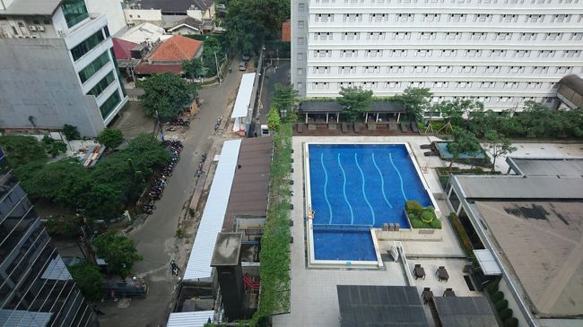 予約時にシティビューを選択すれば良かったのかな？