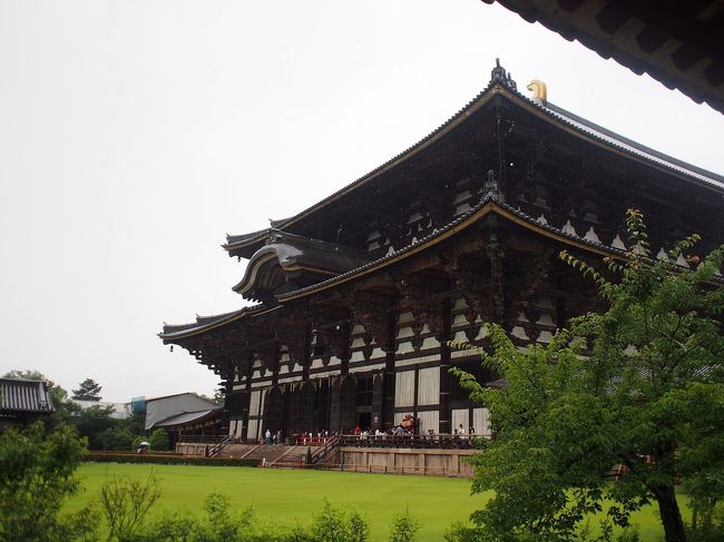 斜めから見る大仏殿