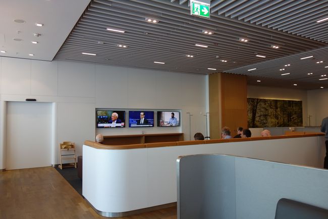 シェンゲン圏内便用のルフトハンザビジネスクラスラウンジ。