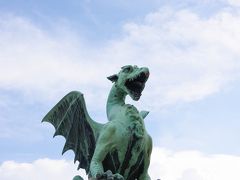 リュブリャナのシンボル、ドラゴンの橋～
1時間程度でさくっと観光を切り上げます。