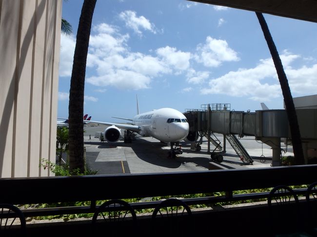 最後の忘れ物でちょっとテンション下がりましたが、それ以上に今回のホノルル旅行が楽しかったのですぐ浮かれて空港内をうろうろ。（反省しなさい）<br /><br />この時間につい免税店で何か買いたくなっちゃうんだけど、ピンとくる出会いはありませんでした。良かった笑