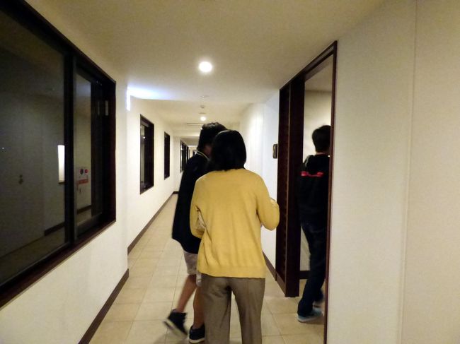 翌日の最後の観光に備え