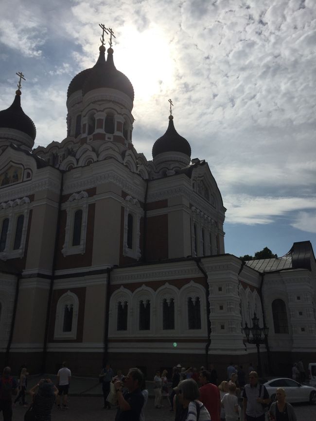 夕暮れのロシア教会