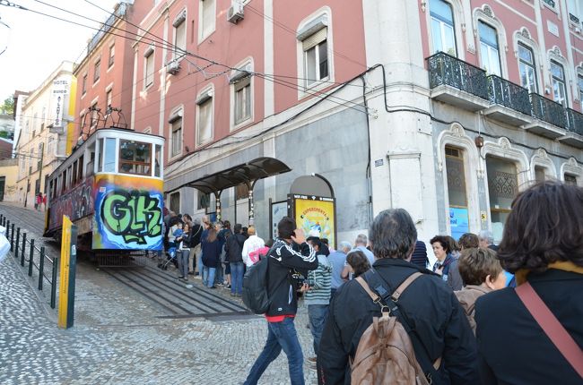 ケーブルカーのグロリア線<br /><br />ホテルからすぐに乗り場があった。<br />18時半ごろ、結構な行列。<br /><br />ホテルで少し休んだあと、このケーブルカーでサン・ペドロ・デ・アルカンタラ展望台へ向かいます。