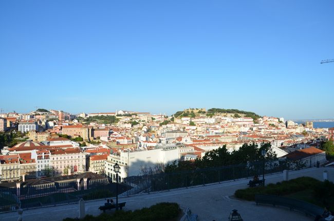 ケーブルカーを降りるとすぐにサン・ペドロ・デ・アルカンタラ展望台。<br />お店がたくさんでていて賑やか。<br /><br />こちらも素晴らしい眺望！