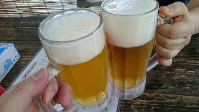 「なんくるないさぁ～」とりあえず乾杯っ！