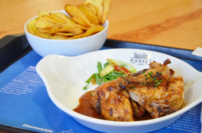 ローストチキン。<br />チップスはいらなかったかも・・。