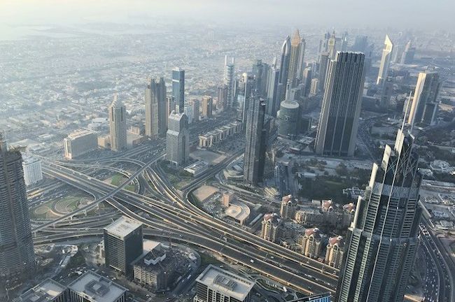 Burjkhalifa（ブルジュハリファ）展望台/AT THE TOPからドバイの