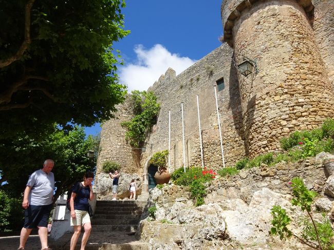 いちど、ポサーダに入っていくような感じで<br />そこから、城壁に続く道があったんじゃなかったかな？