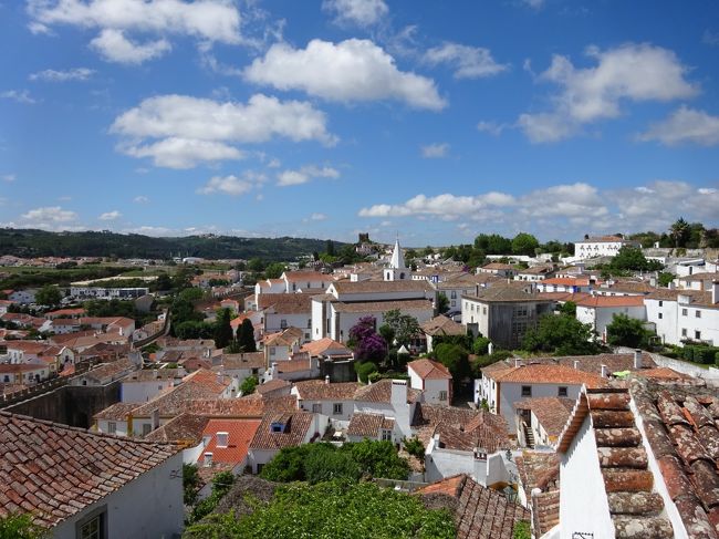 向こうに小さく見える塔が、<br />昨日行った西橋の塔だから…<br /><br />結構あるよ<br />でも、ルンルンで城壁を歩いていると<br />気になる距離ではない。