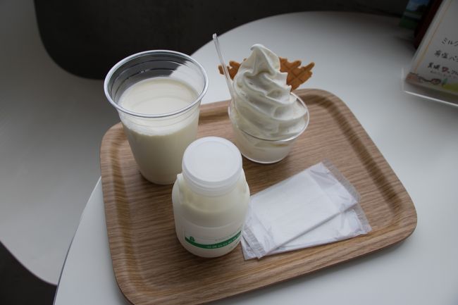 自家製のソフトクリームが美味♪<br />