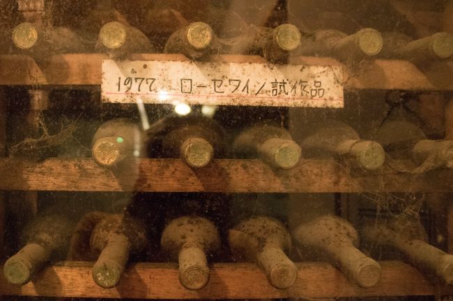 そしてこちらが「ふらのワイン」<br /><br />工場の見学が出来ます。<br /><br />凄いビンテージワインだ。<br />